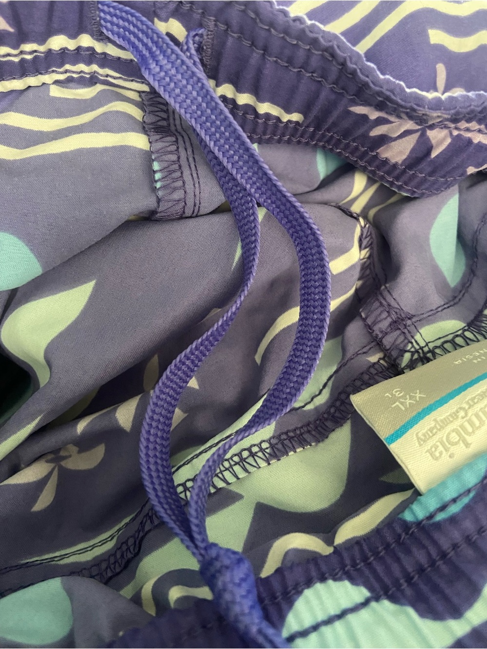 🩵🏄‍♀️💜Columbia Purple/Teal Athletic Shorts NWT - Picture 11 of 12